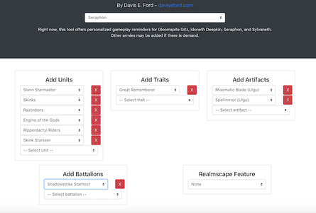 AoS Reminders Beta UI