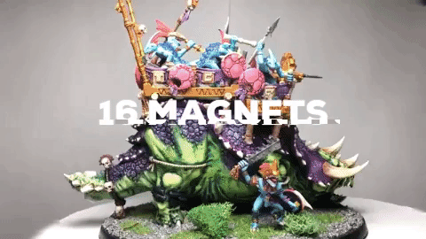 Saurus Stegadon - Sixteen Magnets of Fun